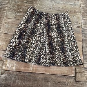 Dolls Kill Current Mood Leopard Skirt NWT